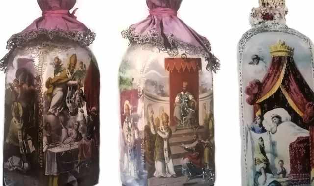 Affreschi, edicole votive, bottiglie della Manna:  l'arte sacra di Michele Montrone